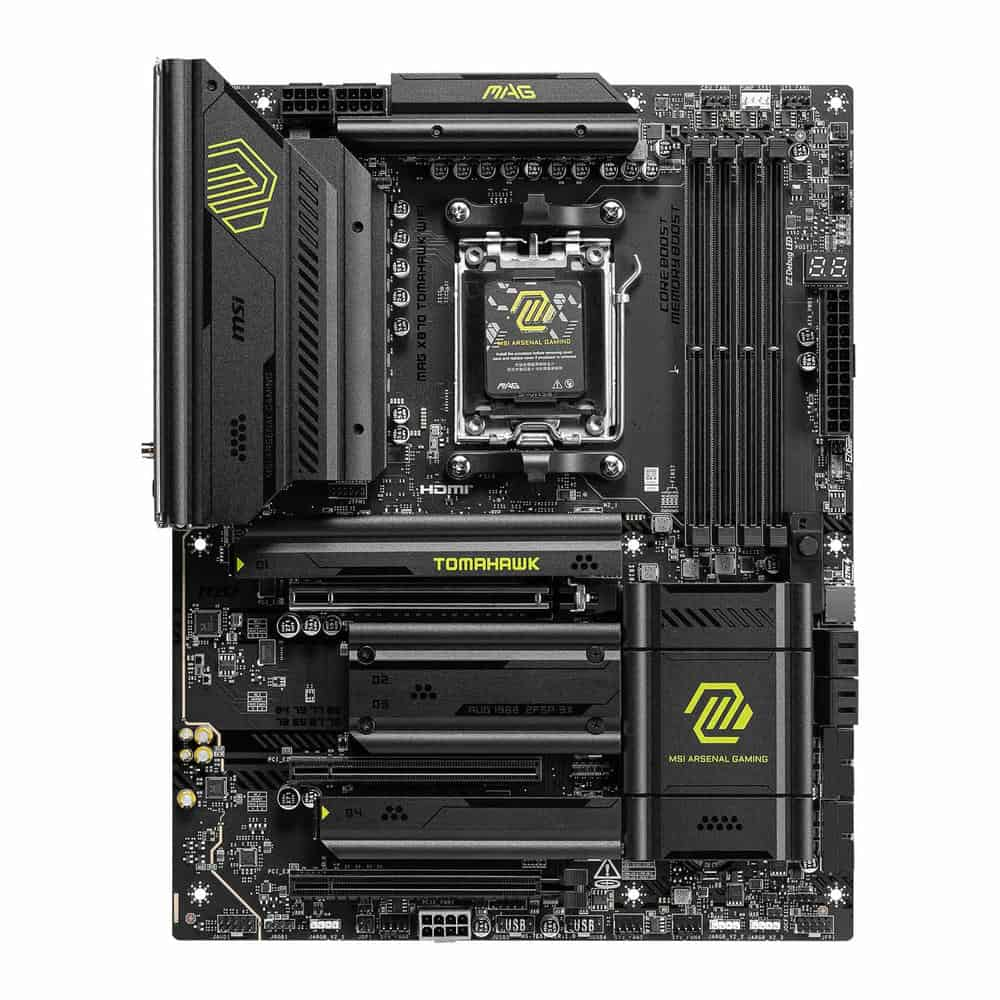 MSI MAG X870 Tomahawk WiFi AM5 DDR5 PCIe 5.0 ATX Motherboard